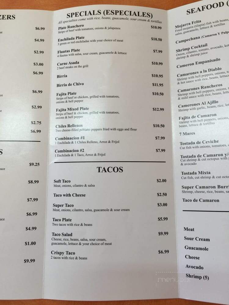 Los Caporales Taqueria - Antioch, CA menu_pic