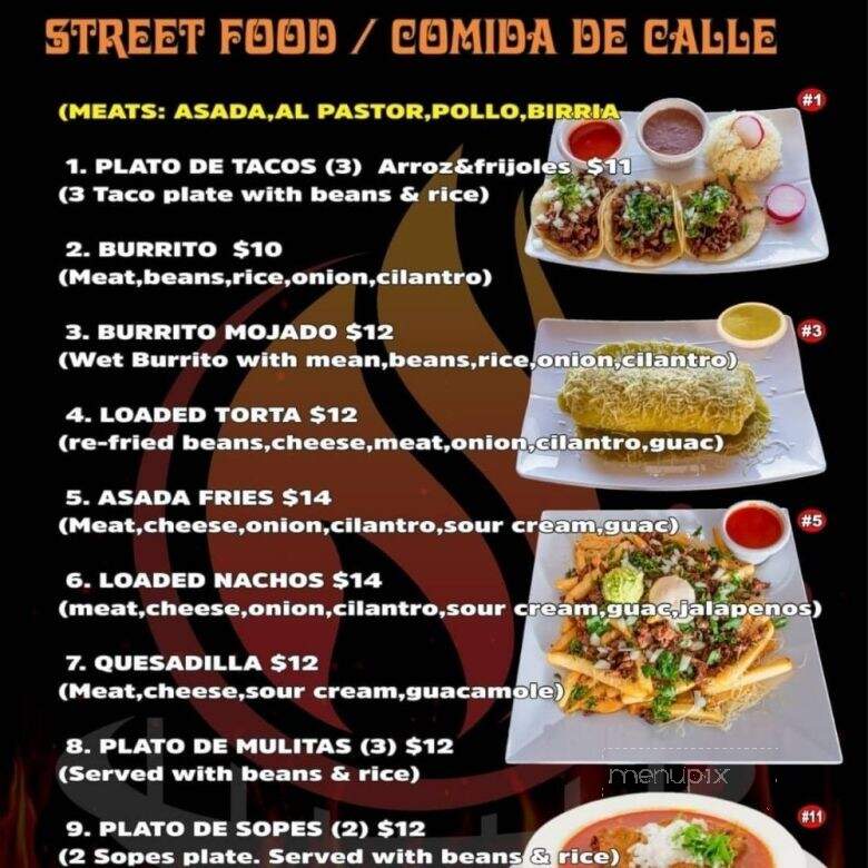 Los Cebollines Grill - Ontario, CA menu_pic