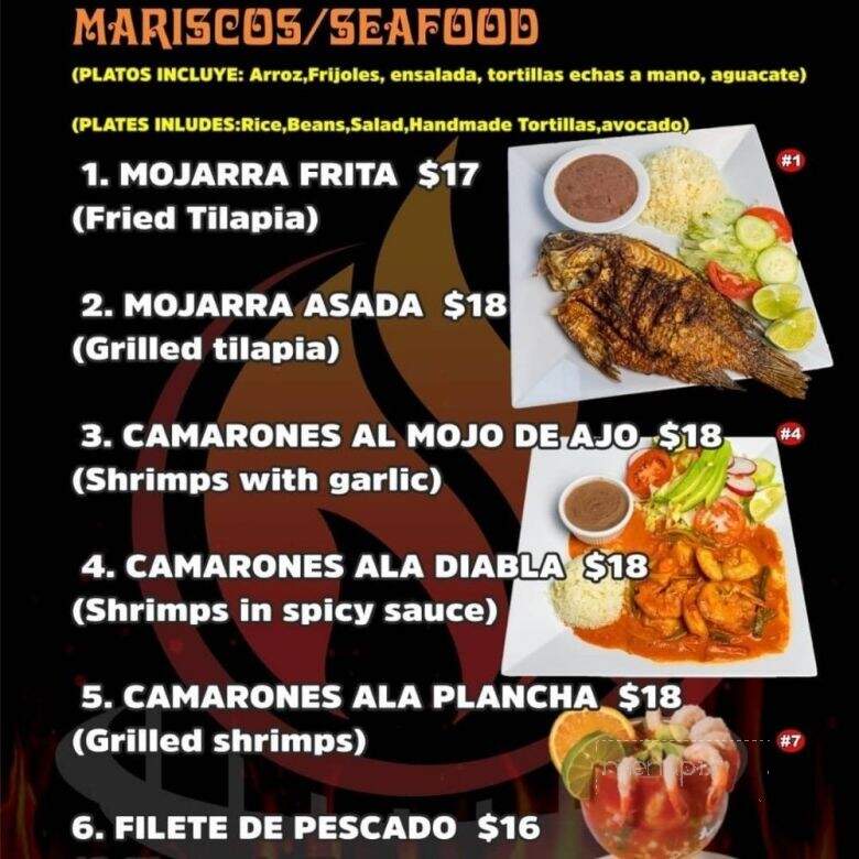 Los Cebollines Grill - Ontario, CA menu_pic
