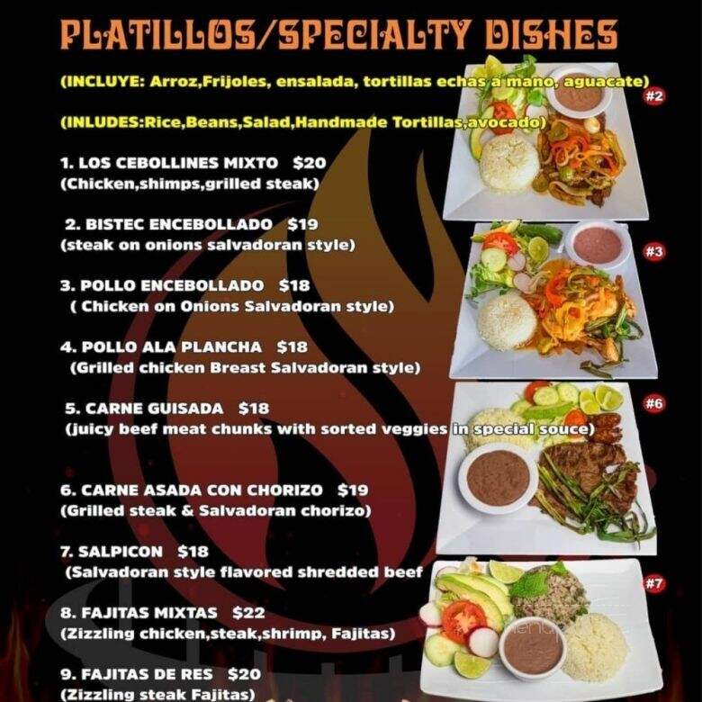 Los Cebollines Grill - Ontario, CA menu_pic