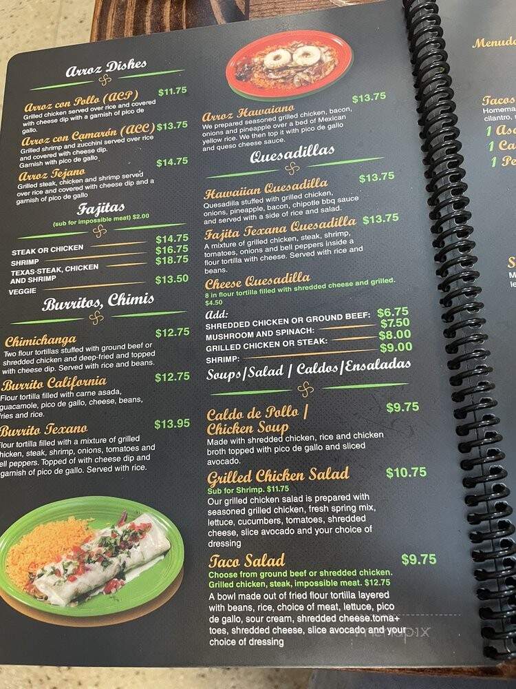 Los Chico's Mexican Restaurant - Greensboro, NC menu_pic