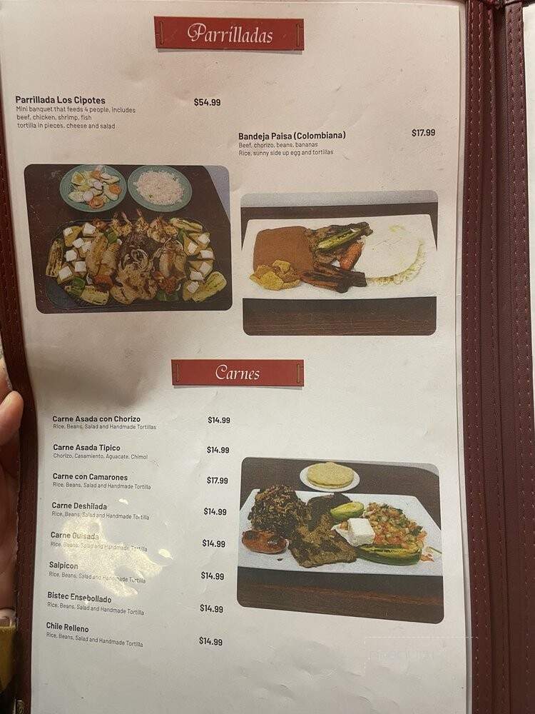 Los Cipotes - Palmdale, CA menu_pic