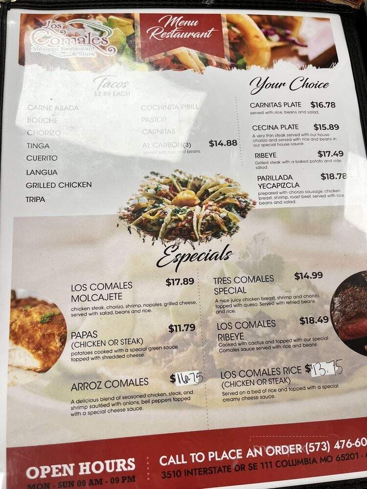 Los Comales Mexican Restaurant - Columbia, MO