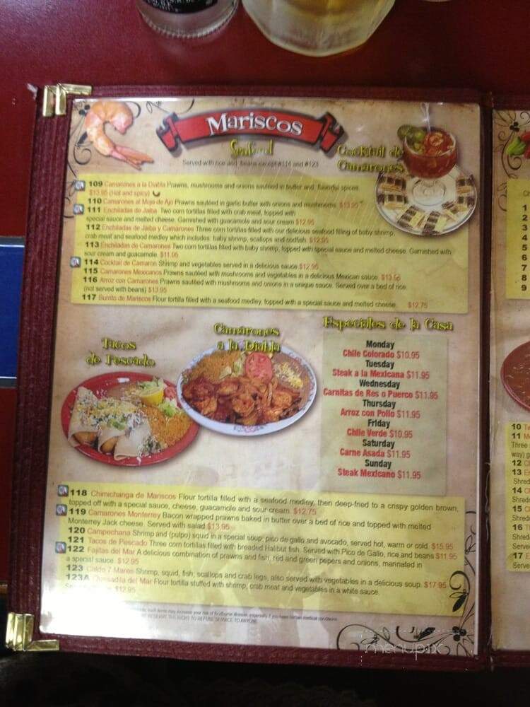 Los 2 Compadres - Washougal, WA menu_pic