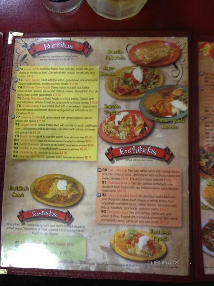 Los 2 Compadres - Washougal, WA menu_pic