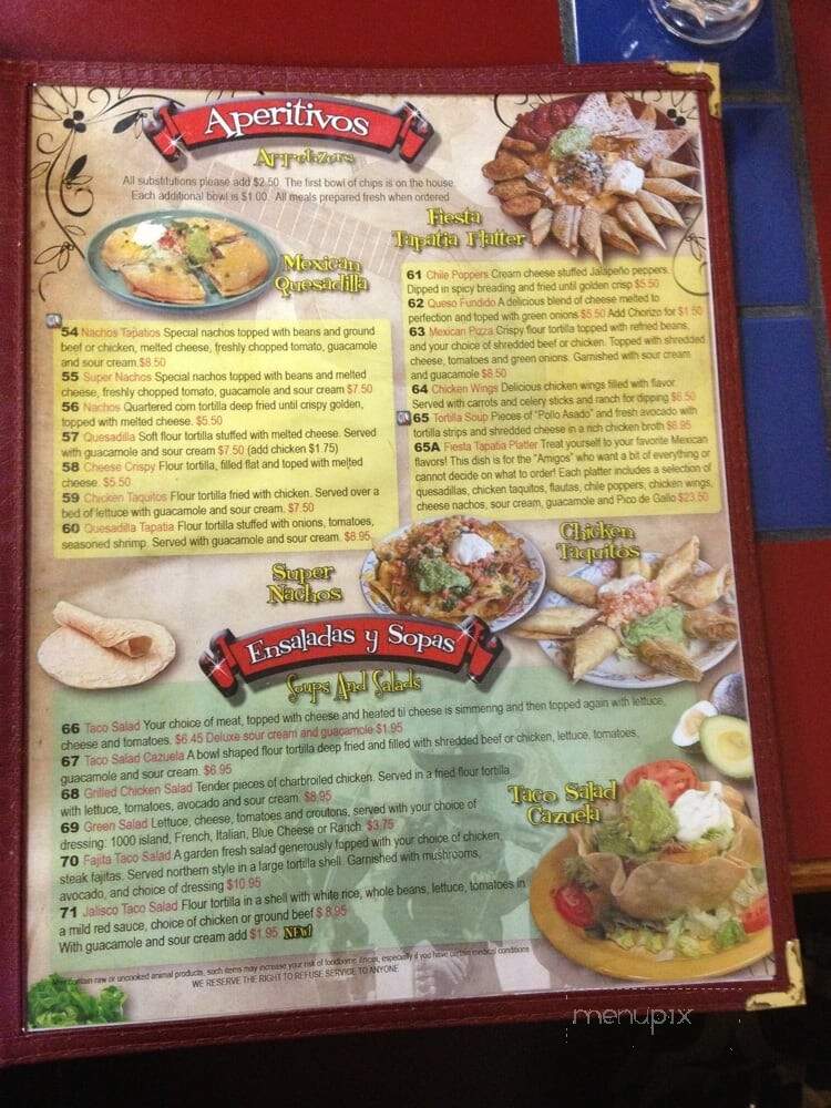 Los 2 Compadres - Washougal, WA menu_pic