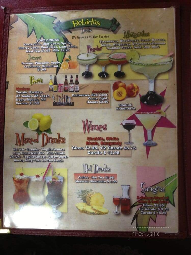 Los 2 Compadres - Washougal, WA menu_pic