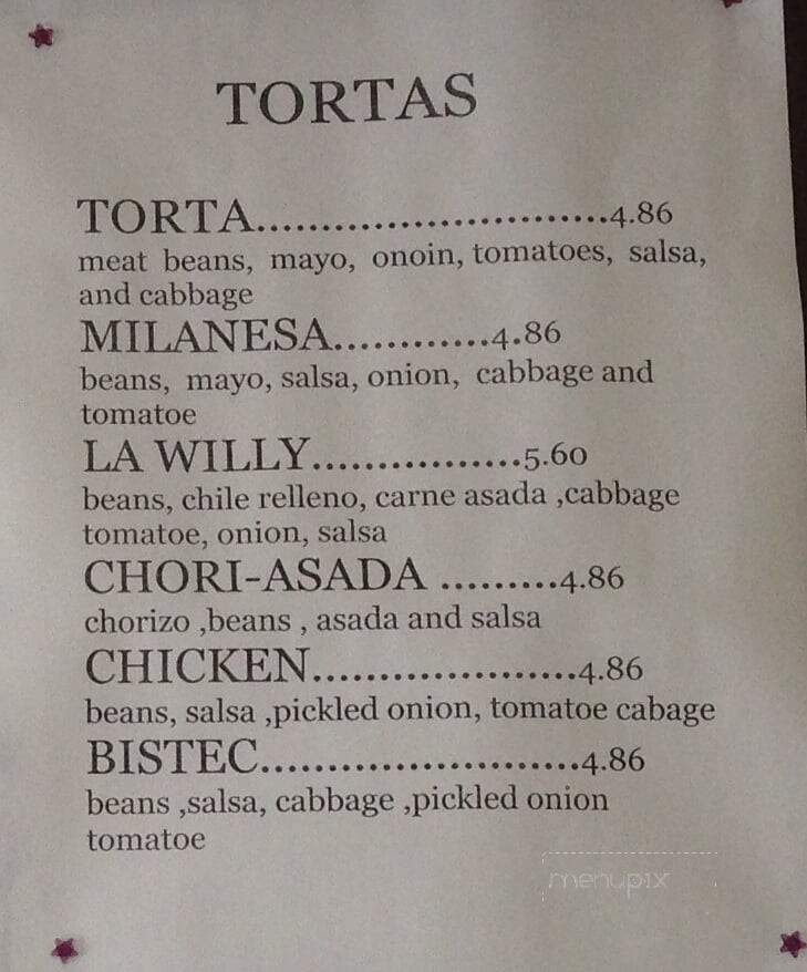 Los Frijolitos - Hacienda Heights, CA menu_pic