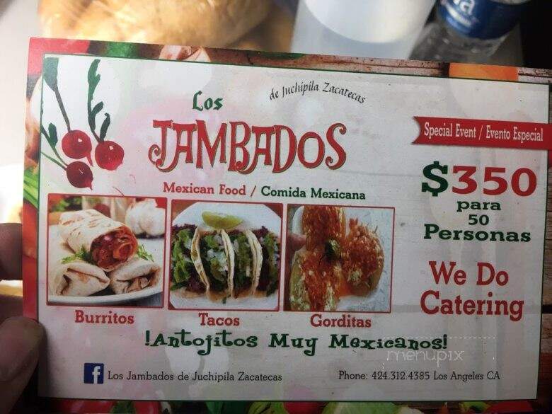 Los Jambados - Culver City, CA menu_pic