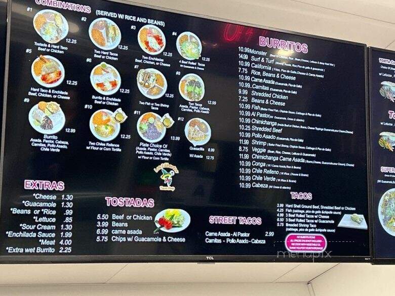 Los Jilbertos - Romoland, CA menu_pic