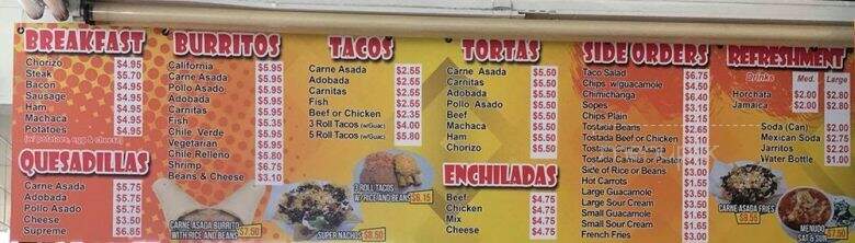 Los Juanitos Mexican Food - Fort Worth, TX menu_pic