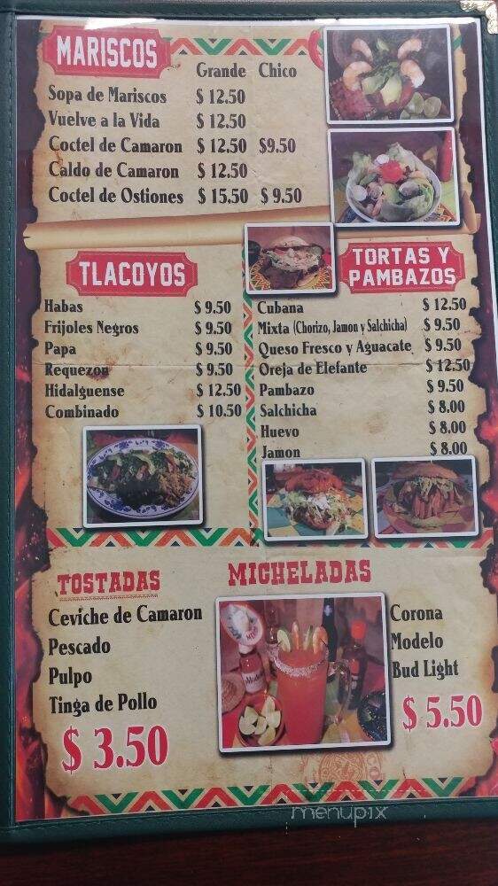 Los Magueyes - Fort Worth, TX menu_pic