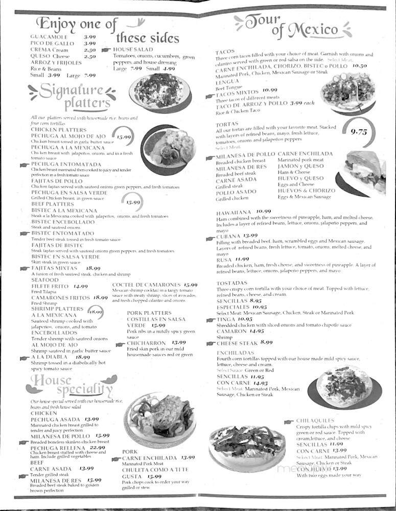 Los Mariachis - Baltimore, MD menu_pic