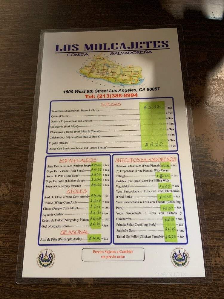 Los Molcajetes - Los Angeles, CA menu_pic