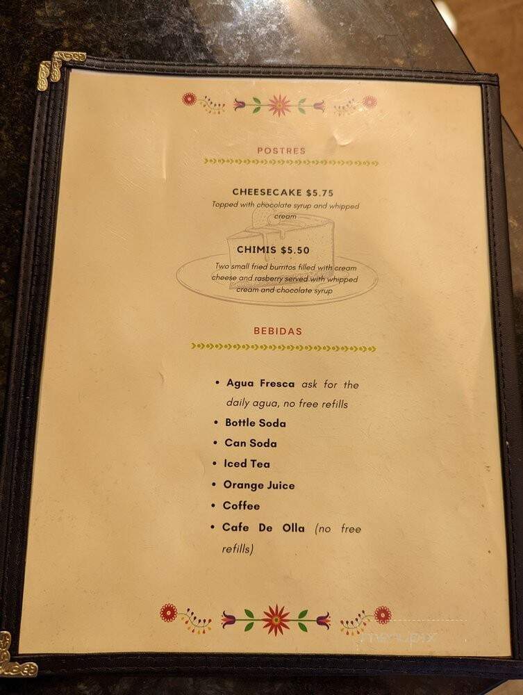 Los Olivos Mexican Restaurant - Albuquerque, NM menu_pic