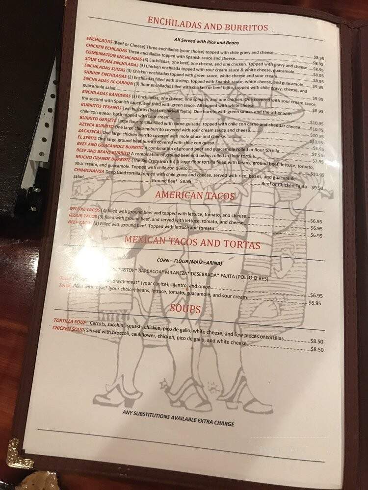Los Panchitos - Huntsville, TX menu_pic