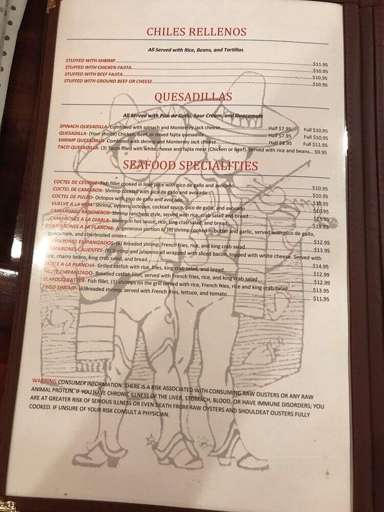 Los Panchitos - Huntsville, TX menu_pic