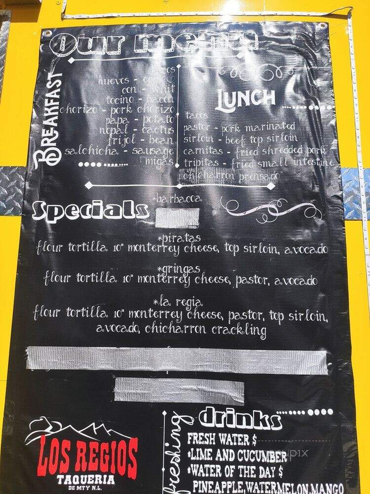 Los Regios Taqueria - Austin, TX menu_pic