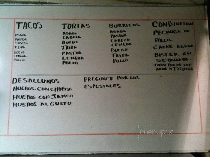 Los Super Tacos - North Hollywood, CA menu_pic