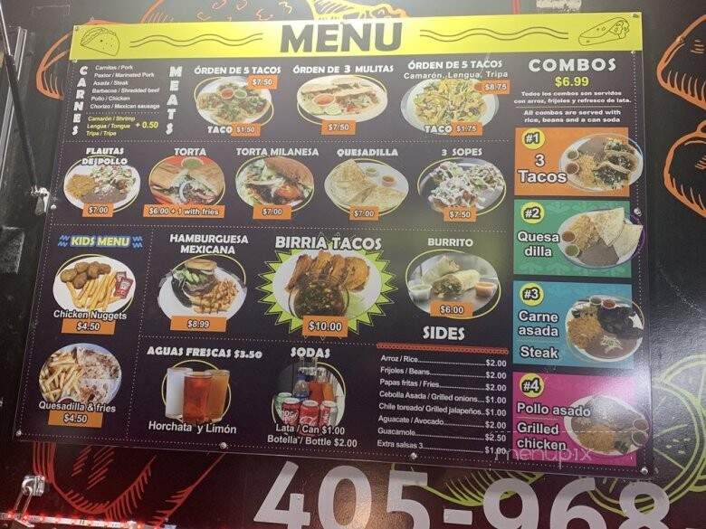 Los Toros Tacos y Mas - Oklahoma City, OK menu_pic
