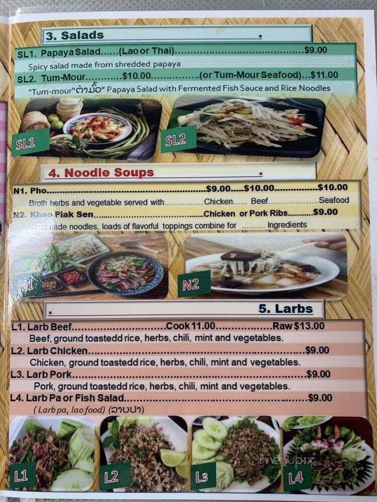 Luang Prabang Market Lao Thai Food - Euless, TX menu_pic
