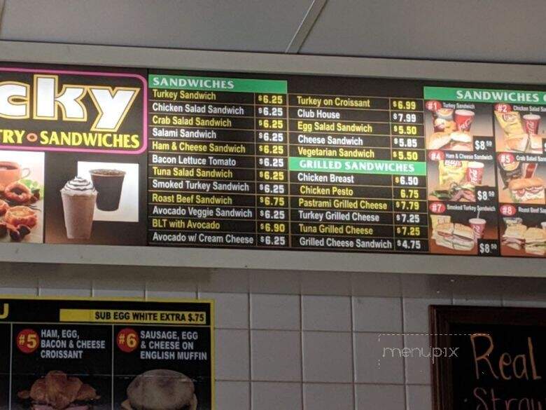 Lucky Donuts - Oakland, CA menu_pic