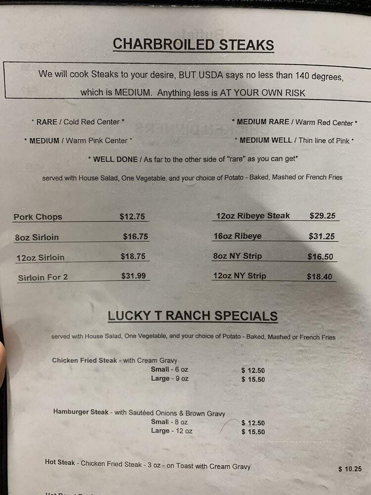 Lucky T Ranch Restaurant - Goldthwaite, TX