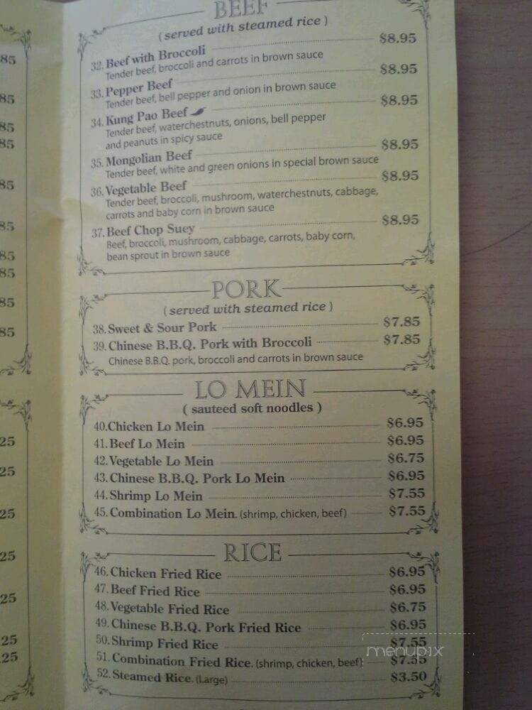 Lucky Wok Bbq Chinese Food - Riverside, CA menu_pic