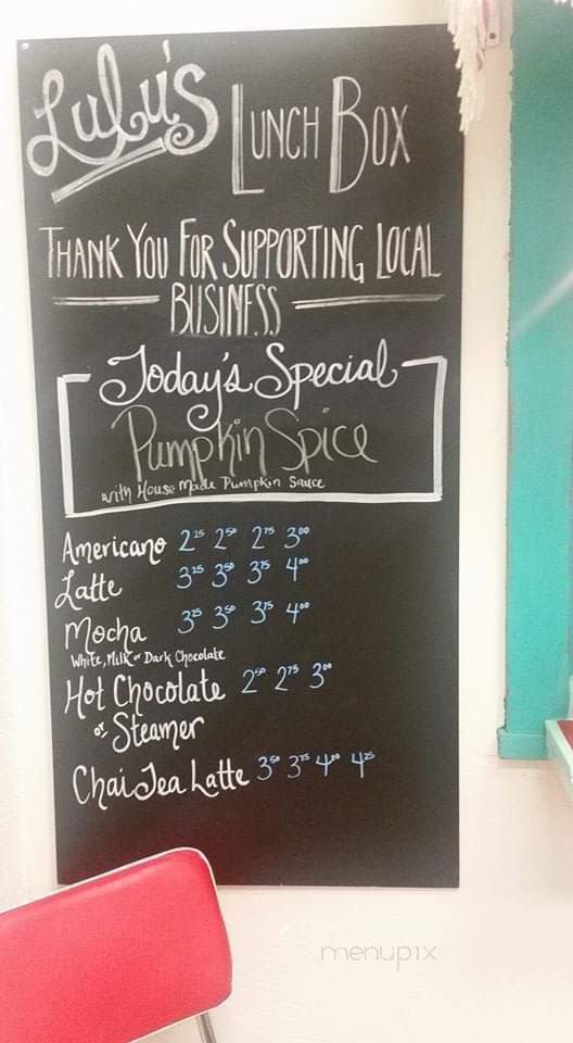 Lulu's Lunchbox - Yakima, WA menu_pic