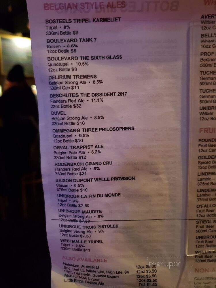 Lunar Brewing Company - Villa Park, IL menu_pic