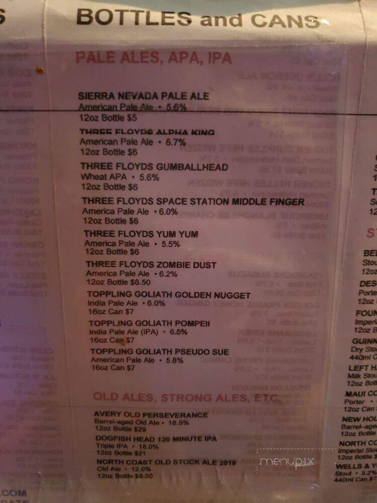 Lunar Brewing Company - Villa Park, IL menu_pic