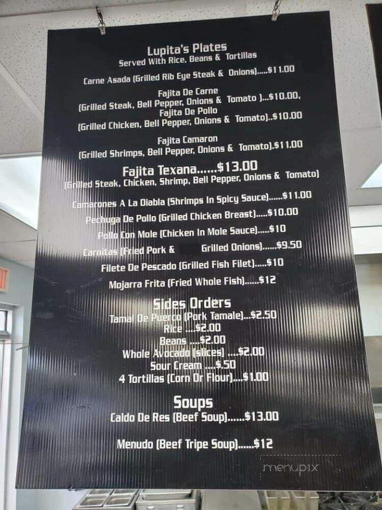 Lupita's Mexican Fast Food Express - Pensacola, FL menu_pic