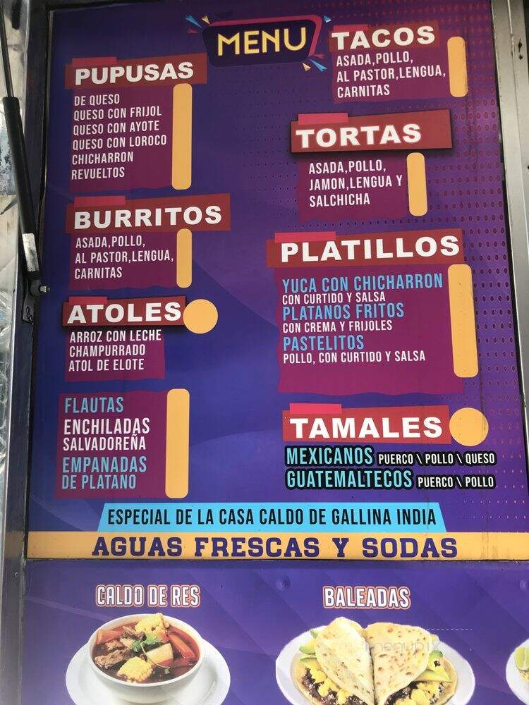 Pupuseria Lupita - Oakland, CA menu_pic