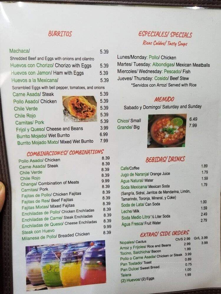 Lupita's Restaurant - Los Angeles, CA menu_pic