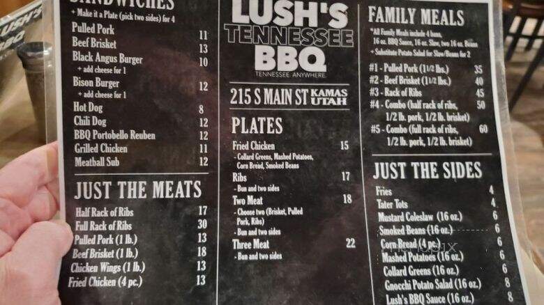 Lush's Tennessee BBQ - Kamas, UT
