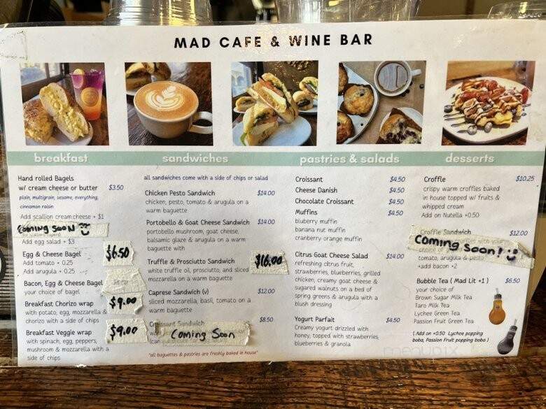 Mad Cafe - Queens, NY menu_pic