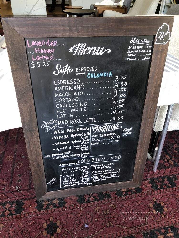 Madison & Park Coffee - West Hollywood, CA menu_pic