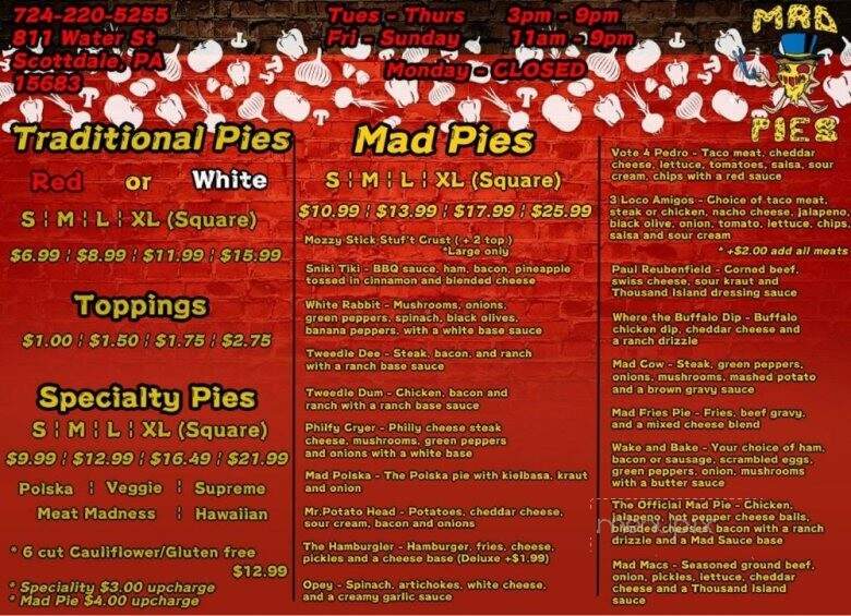 Mad Pies - Scottdale, PA