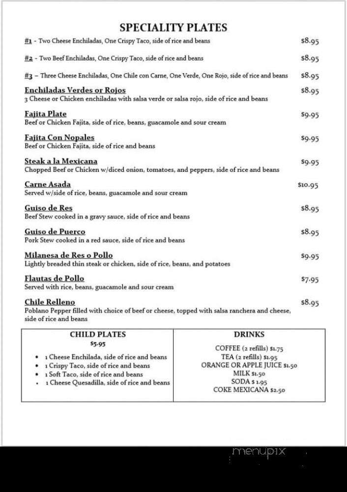 Mago's Cafe - Dallas, TX menu_pic