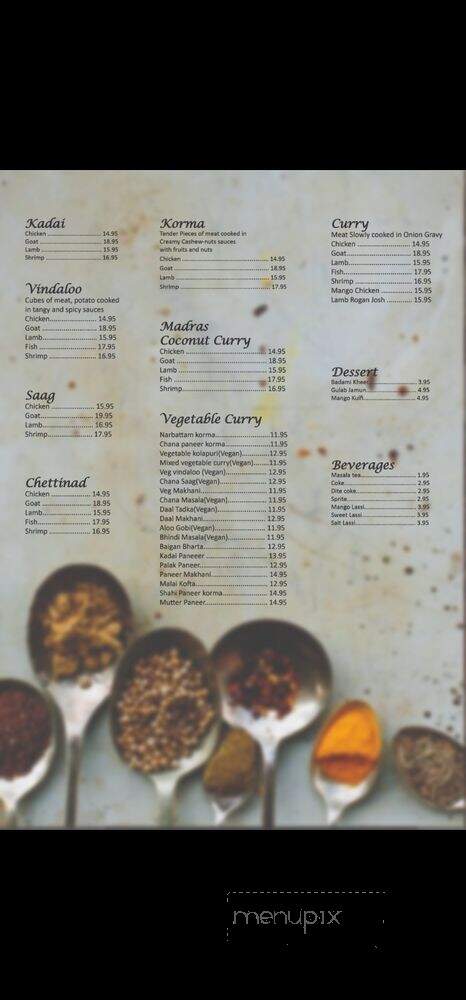 Maharaja Restaurant & Take Out - Prosper, TX menu_pic