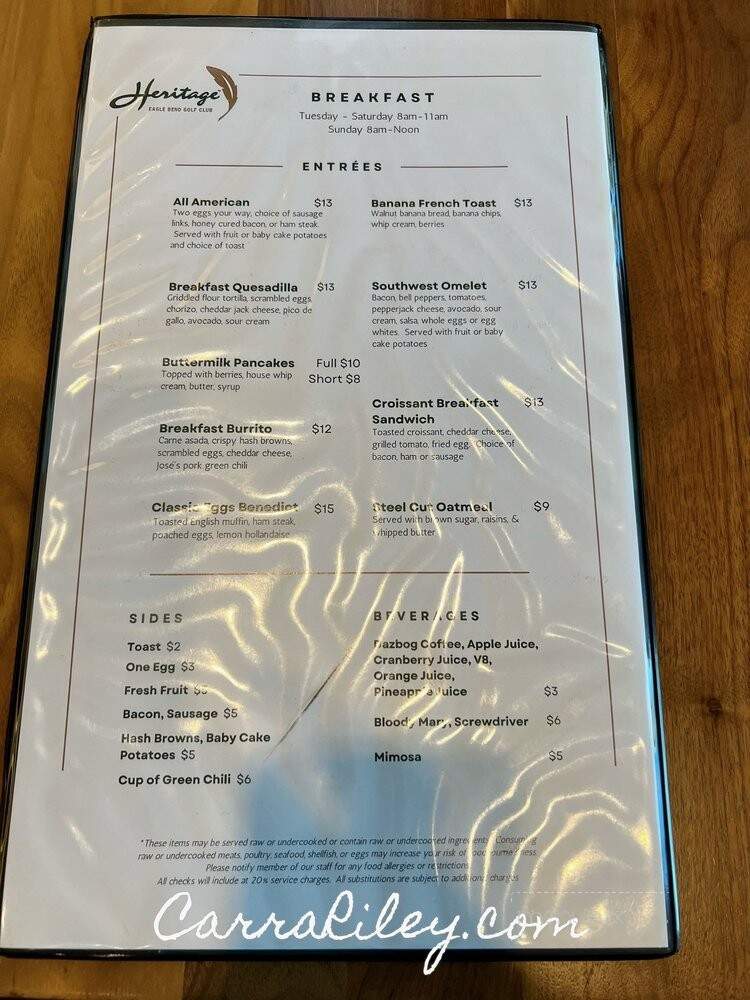 Main St Grill - Brighton, CO menu_pic
