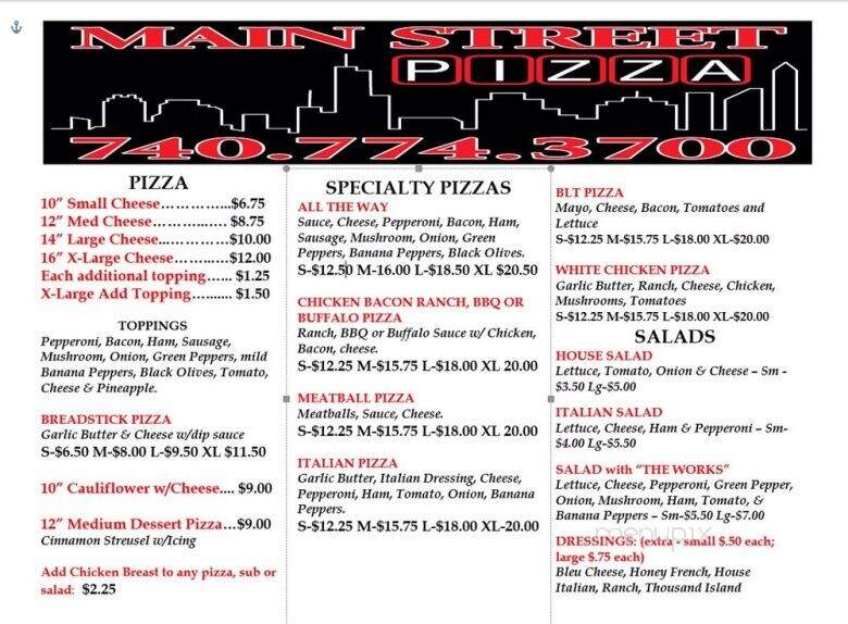 Main Street Pizza - Chillicothe, OH