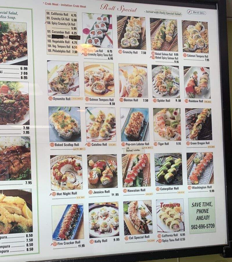 Makiyaki - Whittier, CA menu_pic