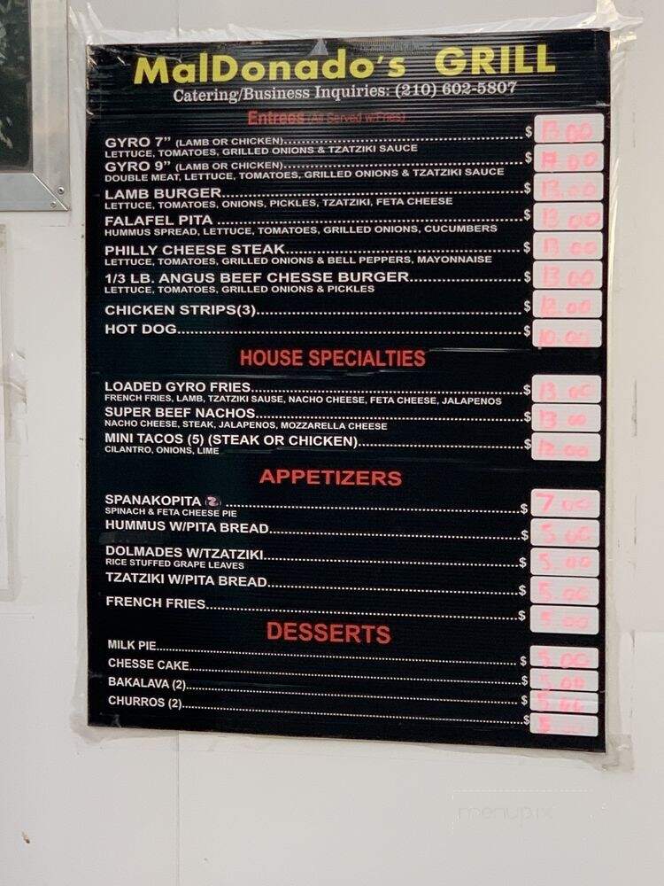 MalDonado's Grill - San Antonio, TX