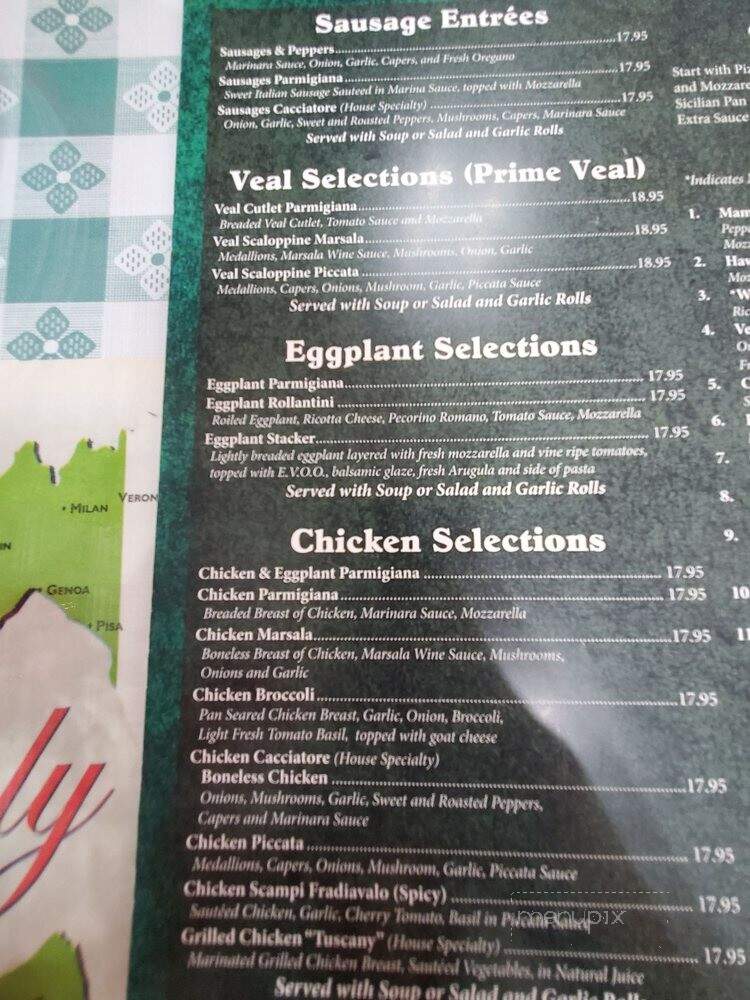 Mama Roma - Buckhannon, WV menu_pic