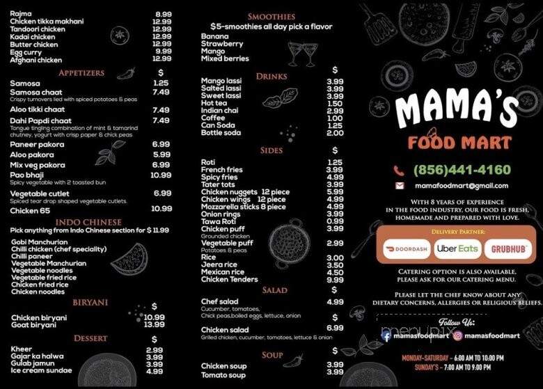 Mama's Indian Kitchen - Magnolia, NJ