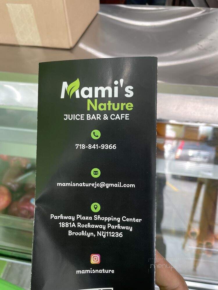 Mami's Nature - Brooklyn, NY menu_pic
