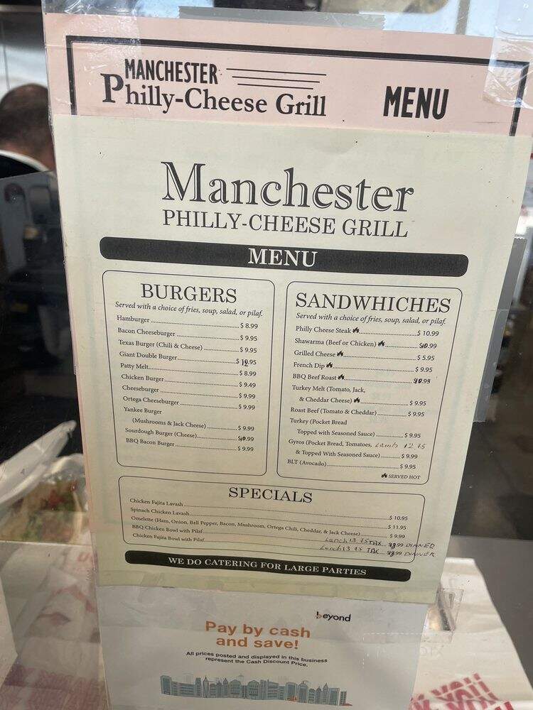Manchester Philly Cheesesteak - Fresno, CA menu_pic