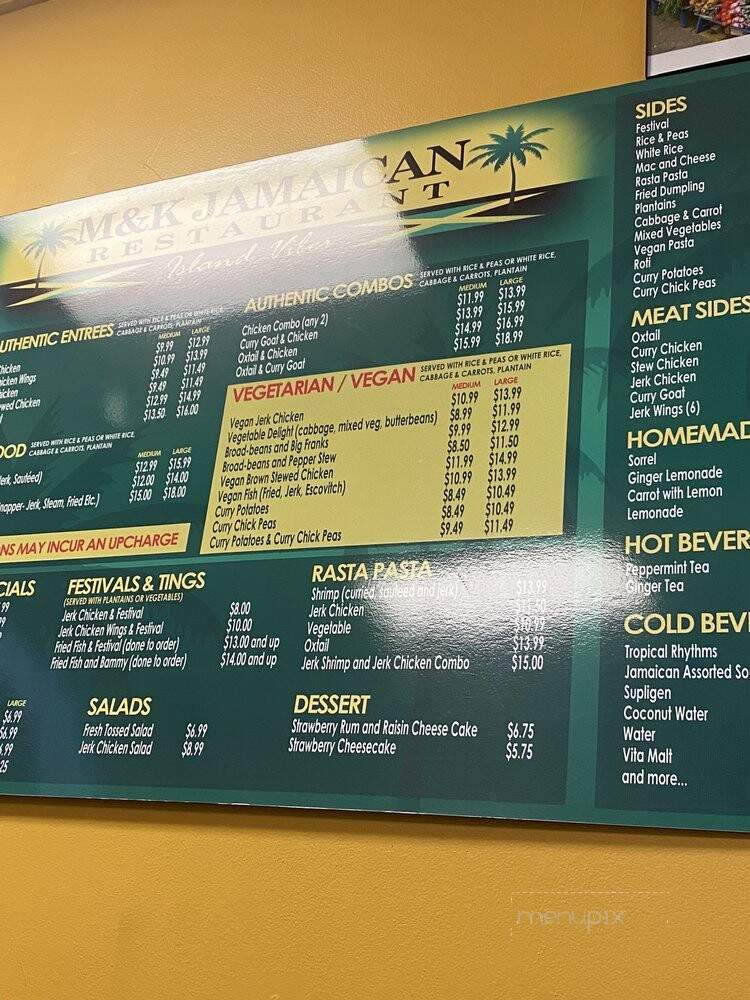 M&K Jamaican - Huntsville, AL menu_pic