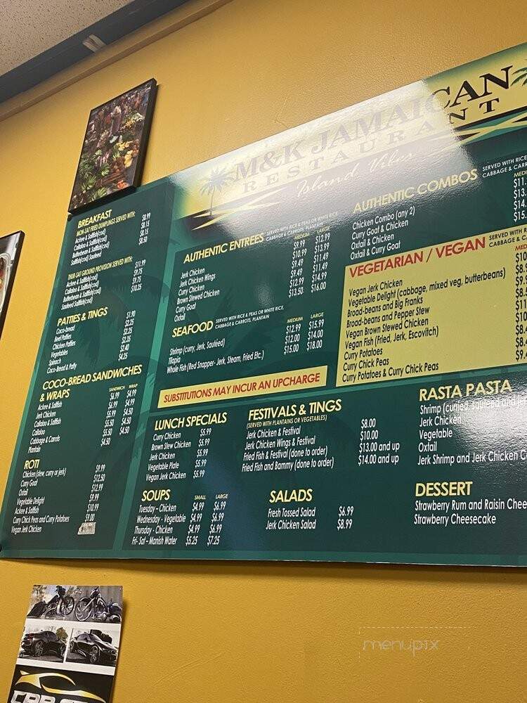 M&K Jamaican - Huntsville, AL menu_pic